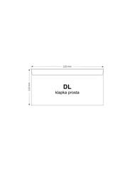 Dekoratyviniai vokai Lessebo, DL 11x22, balti, 100 g, 800 vnt. цена и информация | Конверты, открытки | pigu.lt