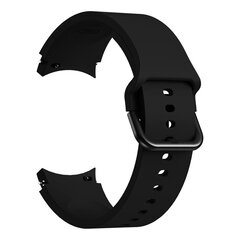 Bizon Strap Watch Silicone Black kaina ir informacija | Išmaniųjų laikrodžių ir apyrankių priedai | pigu.lt