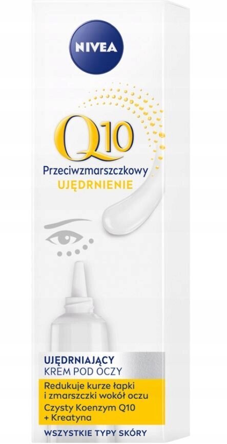 Dieninis ir naktinis kremas nuo raukšlių Nivea Q10 SPF15, 50 ml x 2 + paakių kremas, 15 ml kaina ir informacija | Veido kremai | pigu.lt