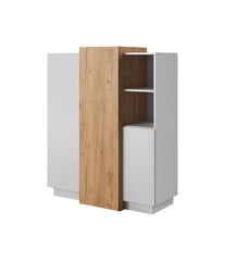 Komoda 3D FURNLUX CLASSIC, 110x45x134 cm, baltas kaina ir informacija | Komodos | pigu.lt