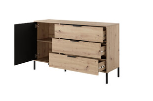 Komoda Tally FURNLUX CLASSIC, 138x40x82 cm, bėžas kaina ir informacija | Komodos | pigu.lt