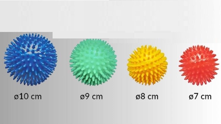 Masažinių kamuoliuku rinkinys Line Sport, 4 vnt цена и информация | Masažo reikmenys | pigu.lt