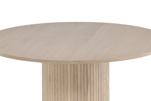Valgomojo stalas Bianca FURNLUX CLASSIC, 110x110x75 cm, natūralus kaina ir informacija | Virtuvės ir valgomojo stalai, staliukai | pigu.lt