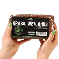 Kokoso pluošto pagrindas Terrario Brasil Wetlands, 7 l, 650 g kaina ir informacija | Prekės egzotiniams gyvūnams | pigu.lt