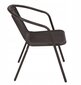 Kėdė GoGarden, ruda kaina ir informacija | Lauko kėdės, foteliai, pufai | pigu.lt