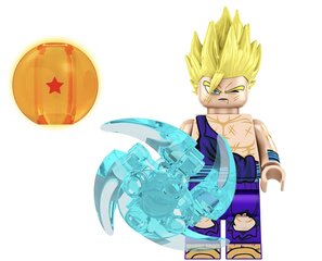 Konstruktorius Dragon Ball Son Goku figūrėlė HeroBricks, 5cm kaina ir informacija | Konstruktoriai ir kaladėlės | pigu.lt