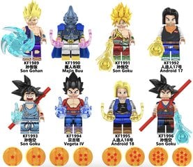 Dragon Ball Son Goku HeroBricks, 5 см цена и информация | Конструкторы и кубики | pigu.lt