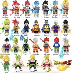 Dragon Ball Son Goku HeroBricks, 5 см цена и информация | Конструкторы и кубики | pigu.lt