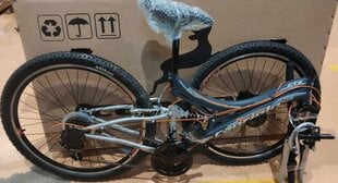 Товар с повреждением. Молодежный велосипед Capriolo CTX 260 26 серый-оранжевый, рама 16 цена и информация | Товары с повреждениями | pigu.lt