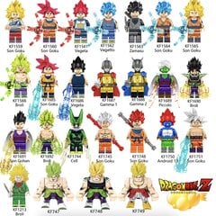 Konstruktorius Dragon Ball Son Goku figūrėlė HeroBricks, 5cm kaina ir informacija | Konstruktoriai ir kaladėlės | pigu.lt