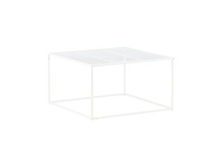 Kavos staliukai Netz FURNLUX CLASSIC, 80x80x45 cm, baltas kaina ir informacija | Kavos staliukai | pigu.lt