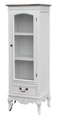 Vitrīna Rimini White FURNLUX PREMIUM, 48x35x133 cm, baltas kaina ir informacija | Vitrinos, indaujos | pigu.lt