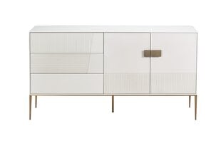 Komodos Stilig FURNLUX PREMIUM, 160x40x86 cm, baltas kaina ir informacija | Svetainės spintelės | pigu.lt