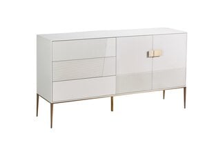 Komodos Stilig FURNLUX PREMIUM, 160x40x86 cm, baltas kaina ir informacija | Svetainės spintelės | pigu.lt