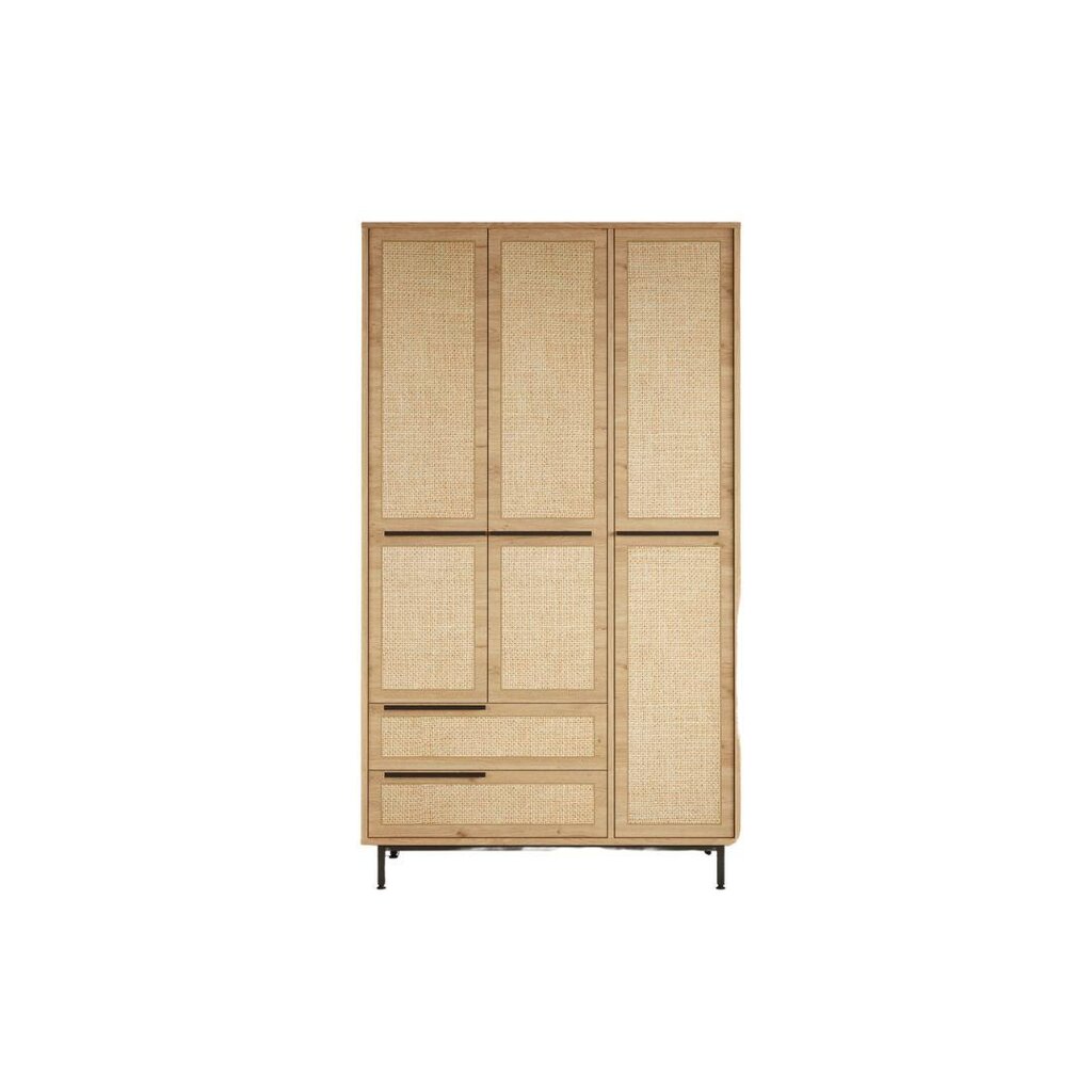 Spinta Ocean FURNLUX CLASSIC, 112x55x196 cm, šviesus beige kaina ir informacija | Spintos | pigu.lt