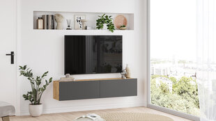 Tv staliukai Future10 FURNLUX CLASSIC, 140x32x30 cm, pilka kaina ir informacija | TV staliukai | pigu.lt