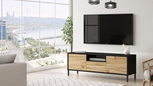 Tv staliukai Luvio FURNLUX CLASSIC, 140x36x46 cm, juodas kaina ir informacija | TV staliukai | pigu.lt