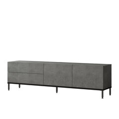 Tv staliukai Luvio FURNLUX CLASSIC, 170x36x46 cm, pilka kaina ir informacija | TV staliukai | pigu.lt