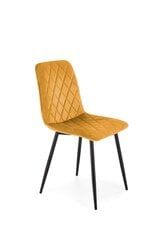 4-ių kėdžių komplektas Halmar K525, geltonas kaina ir informacija | Virtuvės ir valgomojo kėdės | pigu.lt