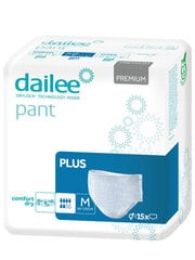 Sauskelnės Dailee Pant Premium Plus M, 15 vnt. цена и информация | Подгузники, прокладки, одноразовые пеленки для взрослых | pigu.lt