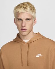 Мужской свитер Nike NSW CLUB HOODIE, коньячно-коричневый цвет цена и информация | Мужские джемперы | pigu.lt