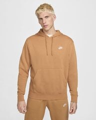 Мужской свитер Nike NSW CLUB HOODIE, коньячно-коричневый цвет цена и информация | Мужские толстовки | pigu.lt