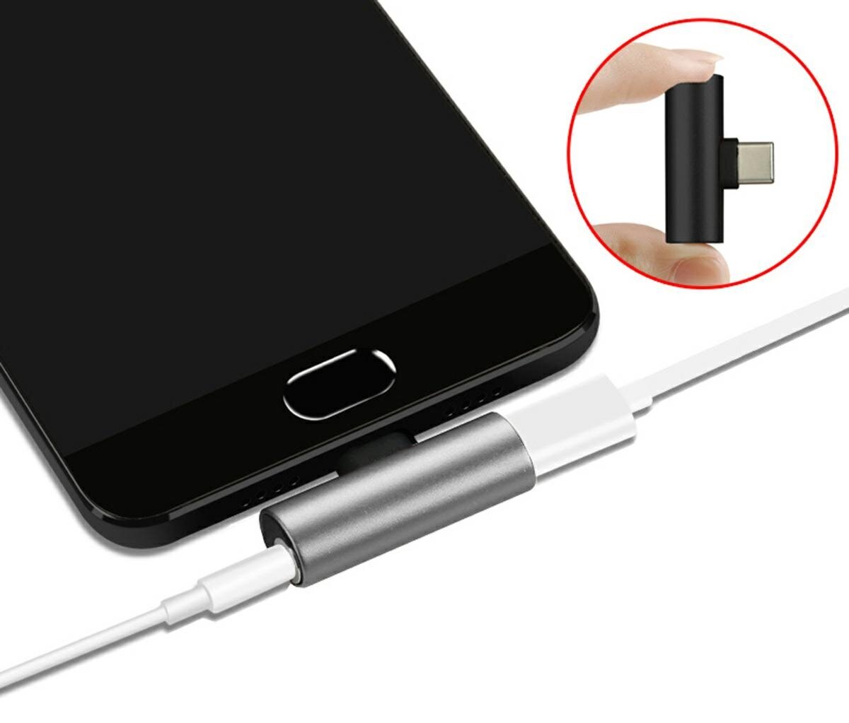 Adapteris Audio USB C kaina ir informacija | Akumuliatorių krovikliai | pigu.lt