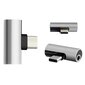 Adapteris Audio USB C kaina ir informacija | Akumuliatorių krovikliai | pigu.lt