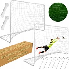 Nešiojami futbolo vartai Zolta, 138 x 122 x 61 cm, 2 vnt. цена и информация | Футбольные ворота и сетки | pigu.lt