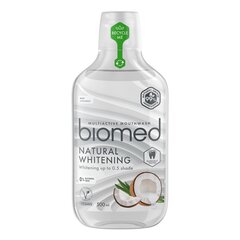 Burnos skalavimo skystis Biomed Natural Whitening, 500 ml kaina ir informacija | Dantų šepetėliai, pastos | pigu.lt