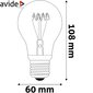 Avide LED lemputė 4.5W E27 Soft Filament kaina ir informacija | Elektros lemputės | pigu.lt