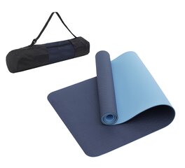 tpe kilimas fitness yogos pilates pratimas, didelis, nesklidaus sportvida 6 mm kaina ir informacija | Kilimėliai sportui | pigu.lt