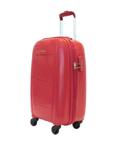 Mažas lagaminas Alezar Boom, S, raudonas kaina ir informacija | Lagaminai, kelioniniai krepšiai | pigu.lt