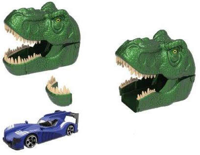 T-Rex paleidimo įrenginys žalias + automobilis HTI Teamsterz kaina ir informacija | Žaislai berniukams | pigu.lt