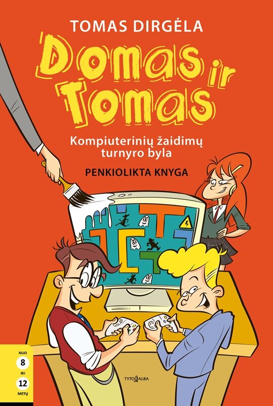 Domas ir Tomas. Kompiuterinių žaidimų turnyro byla цена и информация | Pasakos | pigu.lt