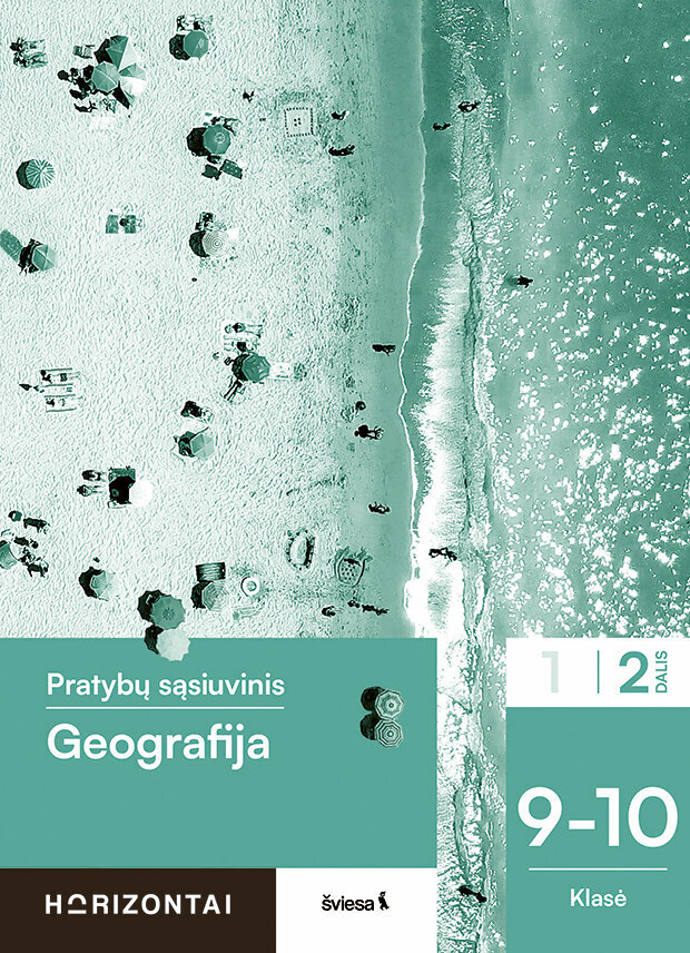 Geografijos pratybų sąsiuvinis, 9-10 klasei, 2 dalis kaina ir informacija | Pratybų sąsiuviniai | pigu.lt