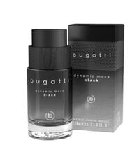 Tualetinis vanduo Bugatti Dynamic Move Black EDT vyrams, 100 ml kaina ir informacija | Kvepalai vyrams | pigu.lt