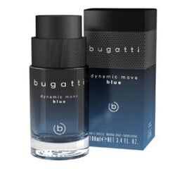 Tualetinis vanduo Bugatti Dynamic Move Blue EDT vyrams, 100 ml kaina ir informacija | Kvepalai vyrams | pigu.lt