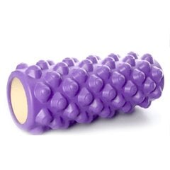 Masažinis Jogos Volas THOMS FoamRoll 33x13 cm. Violetinis kaina ir informacija | Masažo reikmenys | pigu.lt