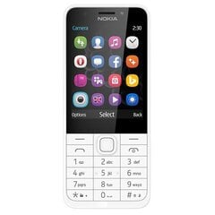 Nokia 230 Dual SIM 16GB White (TA-1609) kaina ir informacija | Mobilieji telefonai | pigu.lt