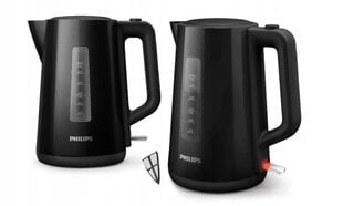 Электрочайник Philips HD9318/20 2200 Вт 1,7 л черный цена и информация | Электрочайники | pigu.lt