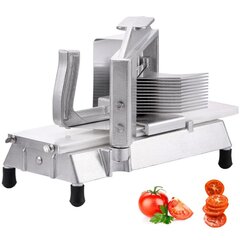 Vevor rankinė daržovių pjaustyklė, sidabrinė, 36x15x23cm kaina ir informacija | Virtuvės įrankiai | pigu.lt