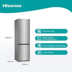 Hisense RB470N4SIB цена и информация | Холодильники | pigu.lt