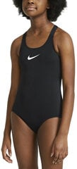 Nike Maudymosi Kostiumėlis Mergaitėms Nk G Ess Racerback Black NESSB711 001 NESSB711 001/S kaina ir informacija | Maudymukai mergaitėms | pigu.lt