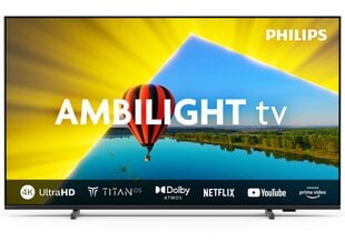 Philips 65PUS8079/12 televizorius 165,1 cm (65") 4K Ultra HD Smart TV „Wi-Fi“ Juoda 350 cd/m² kaina ir informacija | Televizoriai | pigu.lt