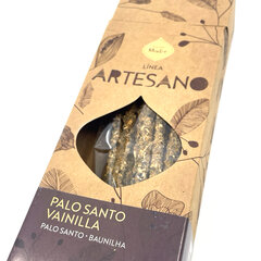 Palo Santo-Vanilla Artesano linijos natūralūs smilkalai Sagrada Madre, Argentina, 30 vnt. kaina ir informacija | Namų kvapai | pigu.lt