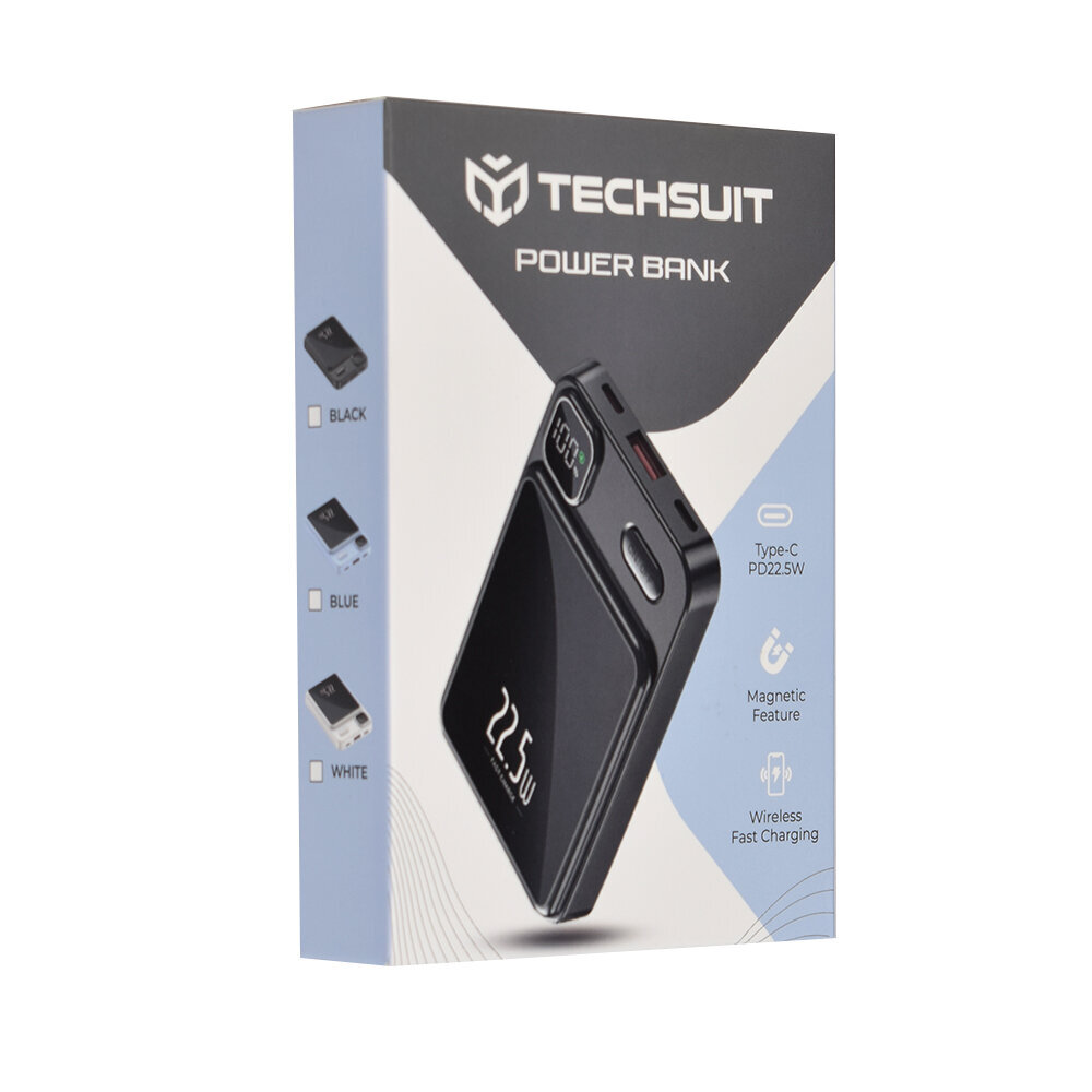 Techsuit PB-WM1, 10000mAh цена и информация | Atsarginiai maitinimo šaltiniai (power bank) | pigu.lt