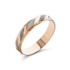 Auksinis vestuvinis žiedas, 0009699400220 kaina ir informacija | Žiedai | pigu.lt