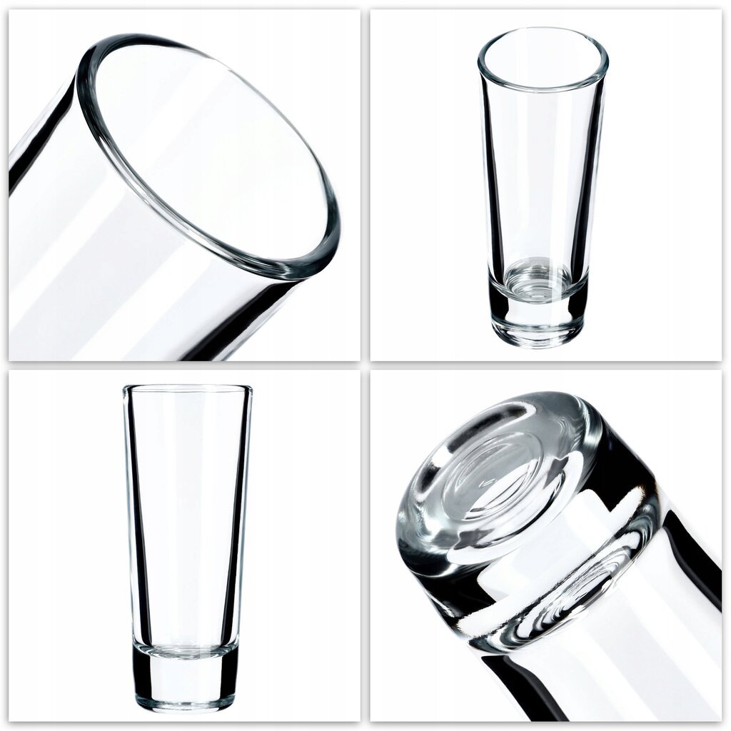 Vodka Glass 60 ml Stiklinių rinkinys 6 vnt Shot Glass kaina ir informacija | Taurės, puodeliai, ąsočiai | pigu.lt