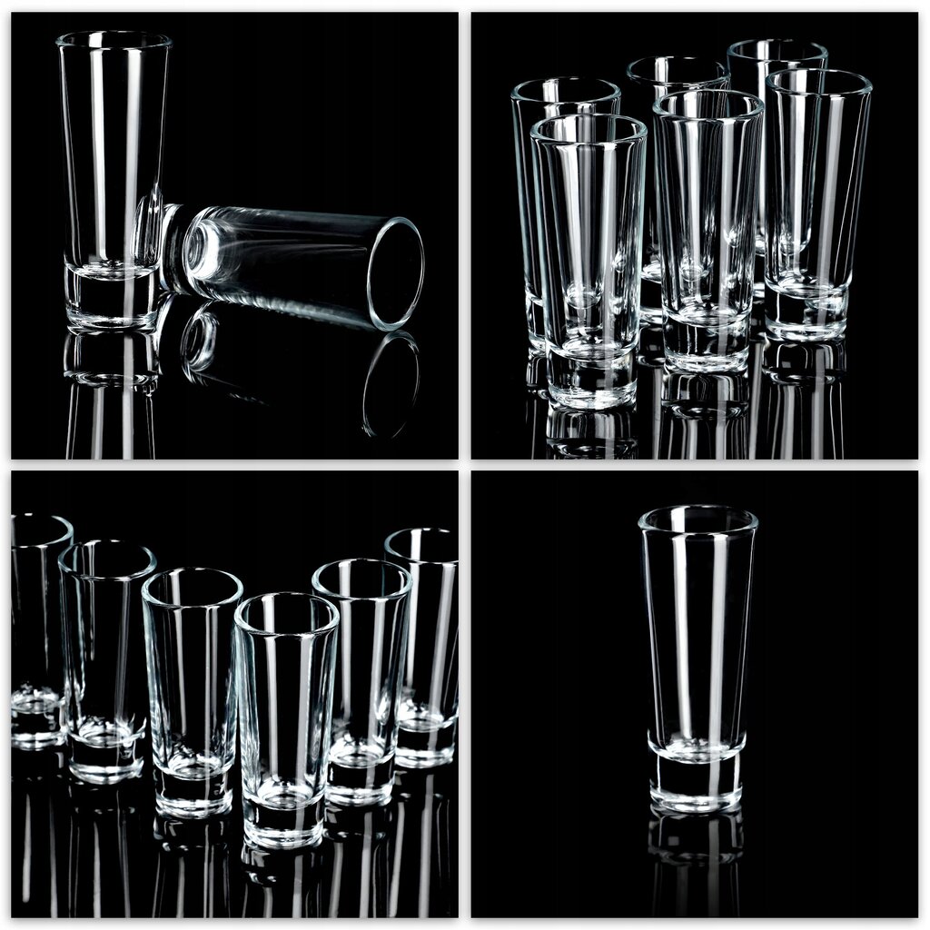 Vodka Glass 60 ml Stiklinių rinkinys 6 vnt Shot Glass kaina ir informacija | Taurės, puodeliai, ąsočiai | pigu.lt